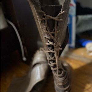 Freebird Brown Heeled Boots